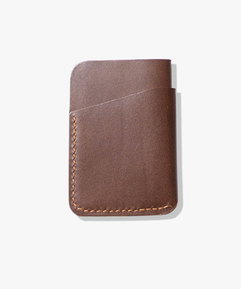 Mini-Kartenetui "Pocket Folio", Dunkelbraun