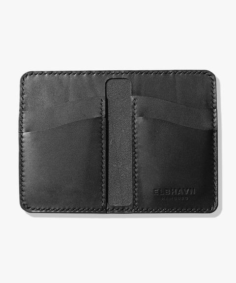 Klappbares Kartenetui "Note Wallet", Schwarz