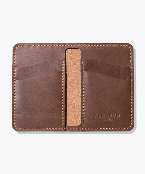 Klappbares Kartenetui "Note Wallet", Dunkelbraun
