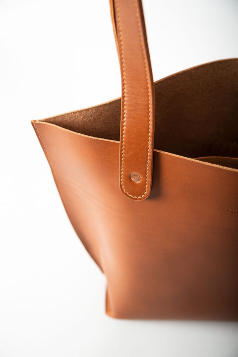 Shopper "Vacchetta Tote", Cognac