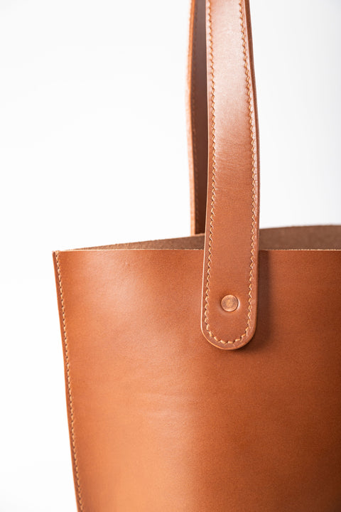 Shopper "Vacchetta Tote", Cognac